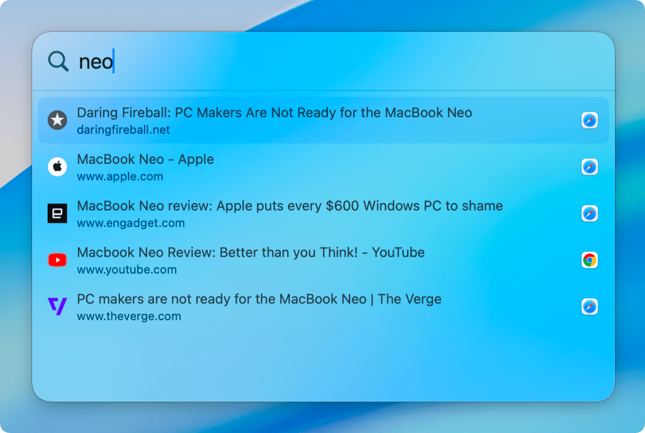 Tabulate showing tab counts in the macOS menu bar
